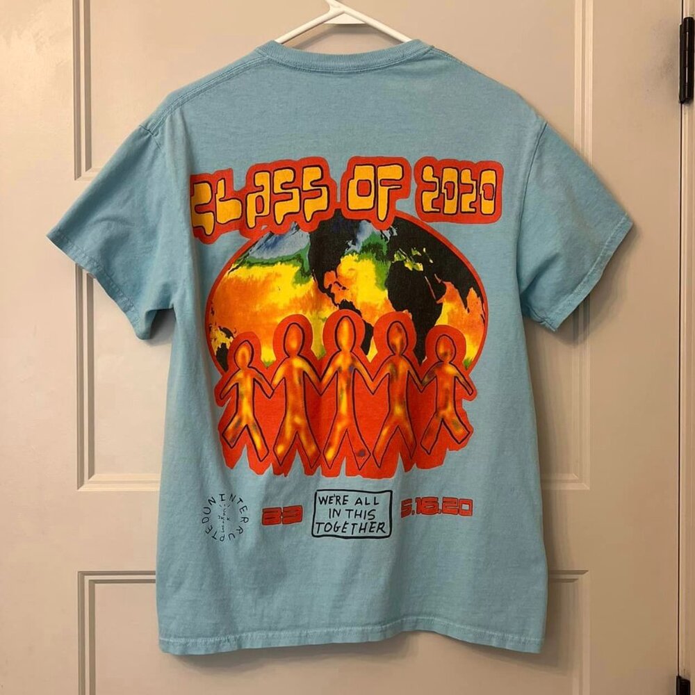 Travis Scott Cactus Jack  2020 Men’s Size M T-shirt Light Blue